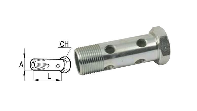 HIDRAULISKA CAVS DIVKĀRŠA M16x1.5