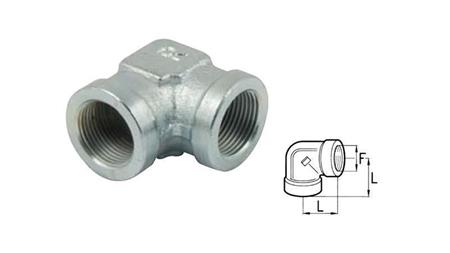 HYDRAULICKÝ OHYB 90° KRÁTKY FEME-FEME 1/2