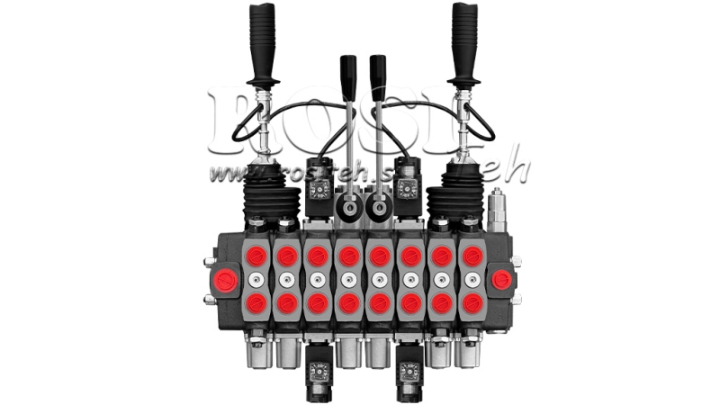 HIDRAULISKAIS VĀRSTS HIAB 8XPC70 + 2X JOYSTICK - ELEKTRISKĀ KONTROLE 12V