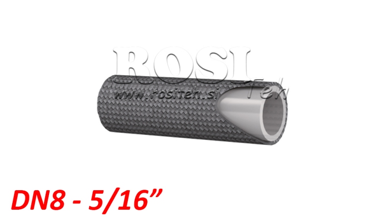 MANGUEIRA PTFE RESISTENTE A TEMPERATURA LISA SAE100 R14 DN8 (5/16