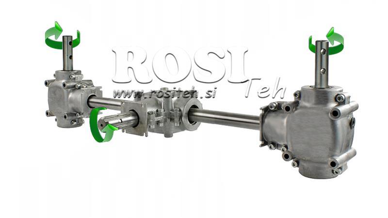 SÆT AF REDUKTORER 1:1.35 (22HK-16kW) TIL TRIPPELGEAR L:770