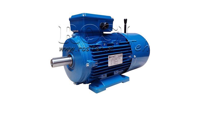 5.5kW-MOTOR ELÉTRICO COM FREIO MSH132S-4_1450rpm 3Fases pés-B3