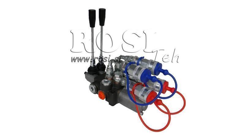 VÁLVULA HIDRÁULICA 2xP40 EXTENSÃO FLUTUANTE