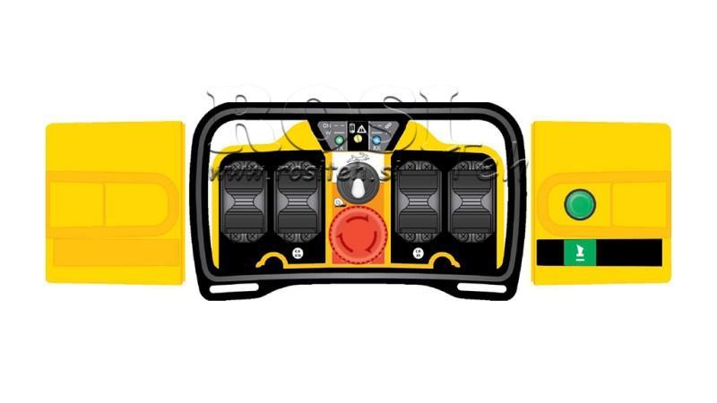 CONTROLE REMOTO POR RÁDIO - PROPORCIONAL - KRON M4 10010 Básico
