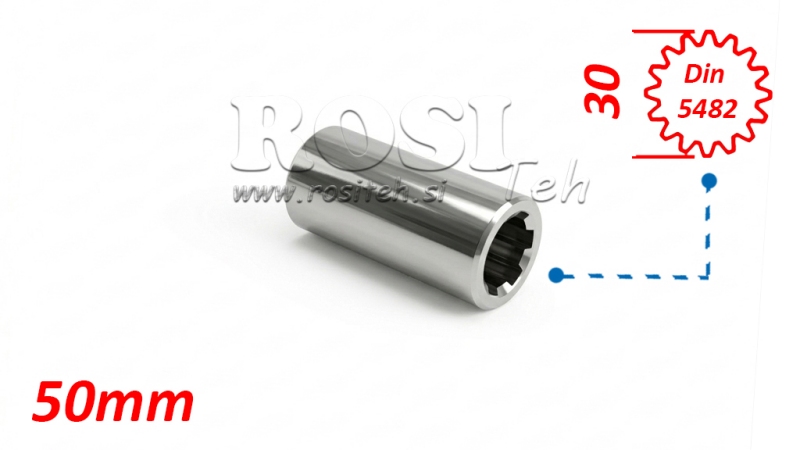 P.T.O. ADAPTER 30X27 - 16 TEETH