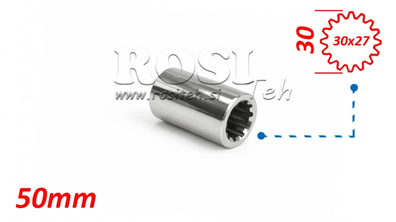 ADAPTER P.T.O. 30x27 - 16 ZĘBÓW