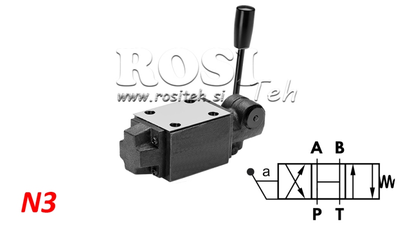 HIDRAULISKAIS ROZETES VĀRSTS CETOP N3