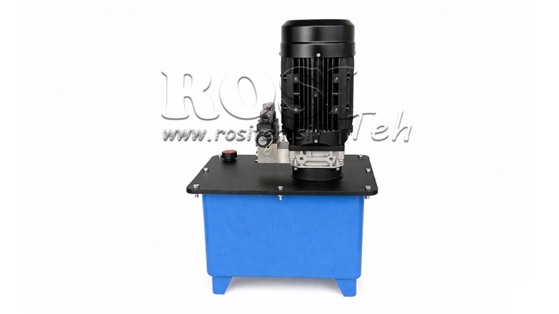 MINI HIDRAULISKĀ EĻĻAS DZESĒTĀJS 380V AC (4 kW) - 8 cc - 12 lit/min - tvertne 25 lit