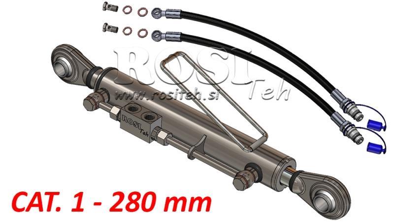 HIDRAULISKĀ CENTRĀLĀ ATSAITE STANDARD - CAT. 1 - 50/30-280 (20-55 HP) (25,4/25,4 mm)