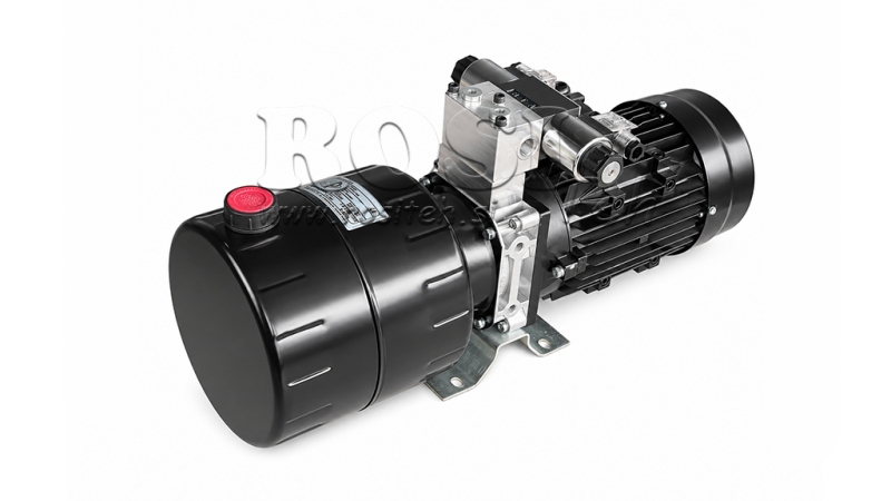 MINI HYDRAULIKAGGREGAT 380V AC (1,5 kW) - 5,8 cc - 8,2 lit/min - Tank 6 lit