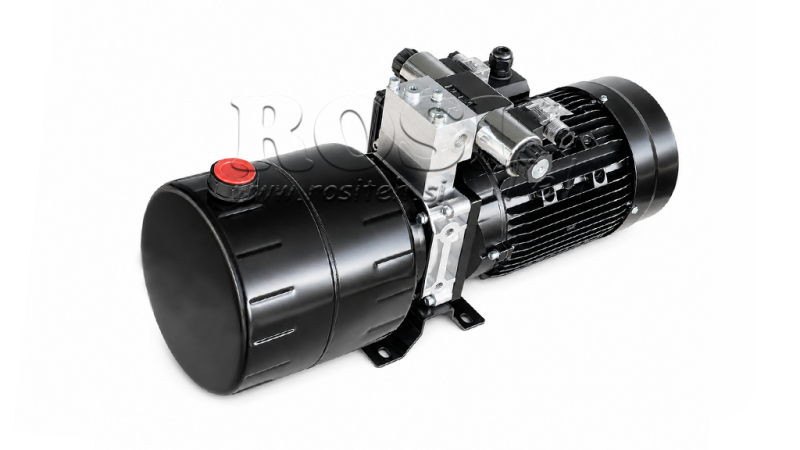 MINI HÜDRAULILINE JÕUÜKSUS 230V AC (1.5 kW) - 5.8 cc - 8.2 lit/min - paak 6 lit