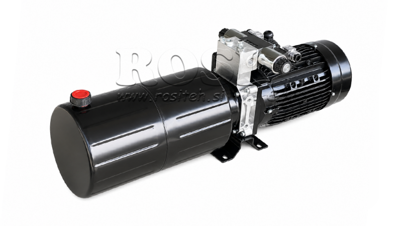 MINI HÜDRAULILINE JÕUÜKSUS 230V AC (2.2 kW) - 8.0 cc - 11.2 lit/min - paak 12 lit