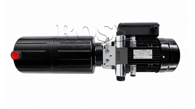MINI HÜDRAULILINE JÕUÜKSUS 230V AC (2.2 kW) - 8.0 cc - 11.2 lit/min - paak 12 lit