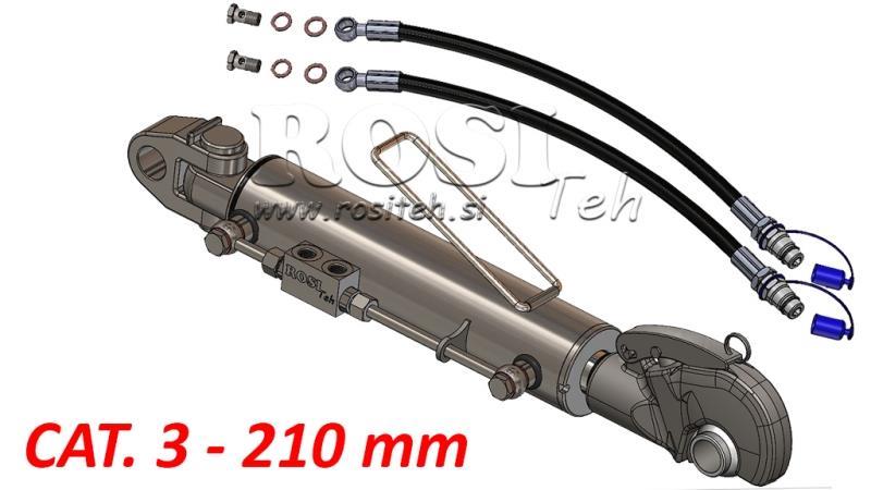 HYDRAULISK TOPPSTAG MED FANGHAKE OG LEDDGAFFEL SPECIAL - CAT. 3 - 80/40-210 (90-210 HP) (32,2 mm)