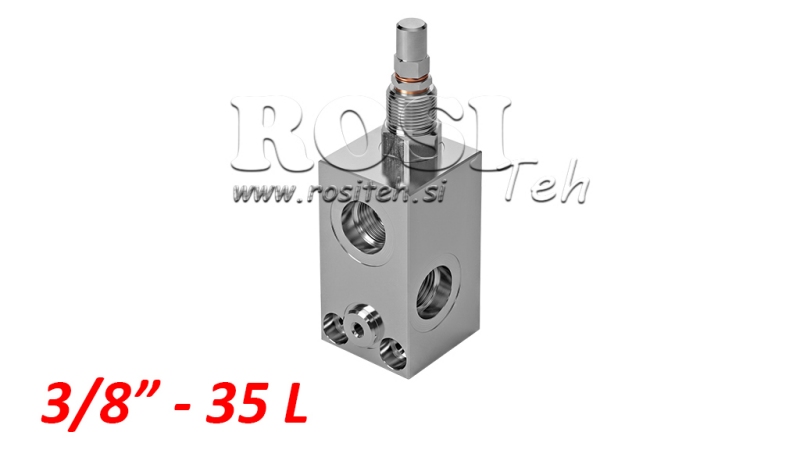 HYDRAULICKÝ REGULÁTOR TLAKU VMP 3/8 100-350 BAR - 35lit