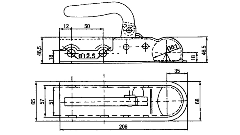 AUTOMAŠĪNAS PIEKABES VILKŠANAS ĶĒDE APAĻA FI50