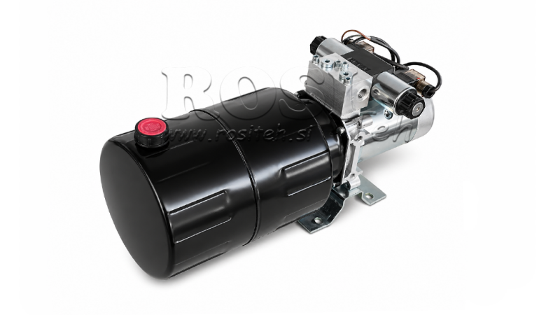 MINI HÜDRAULILINE JÕUÜKSUS 12V DC - 1.6kW = 2.1cc - 8 lit - kahe suunaga seade (metall)