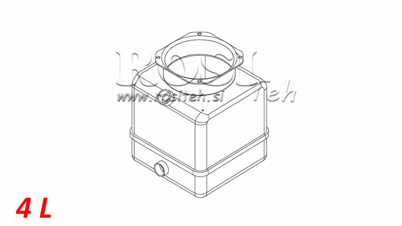 REZERVAR PVC ROLL PP 4 LITRE HORZONTAL-VERTICAL