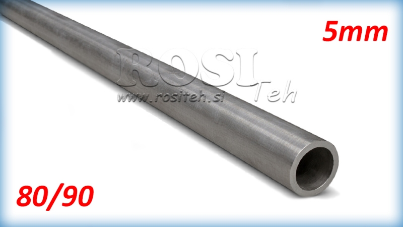 HONED TUBE H9 FOR HYDRAULIC CYLINDER 80/90 - 5mm (1000mm)