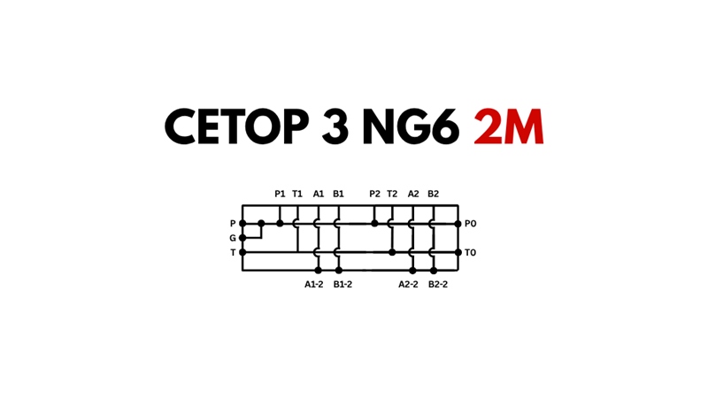BĀZE CETOP3 NG6 2M