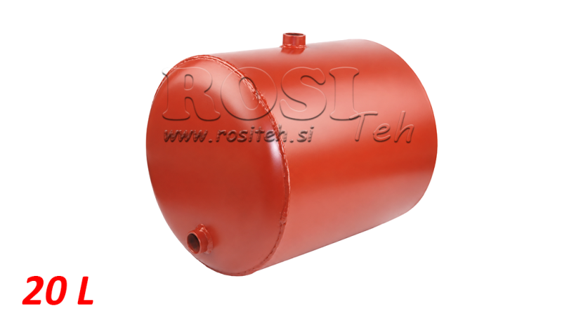 REZERVOAR KOVINSKI 20 LITER OKROGLI FI 300mm - VIŠINA 330mm