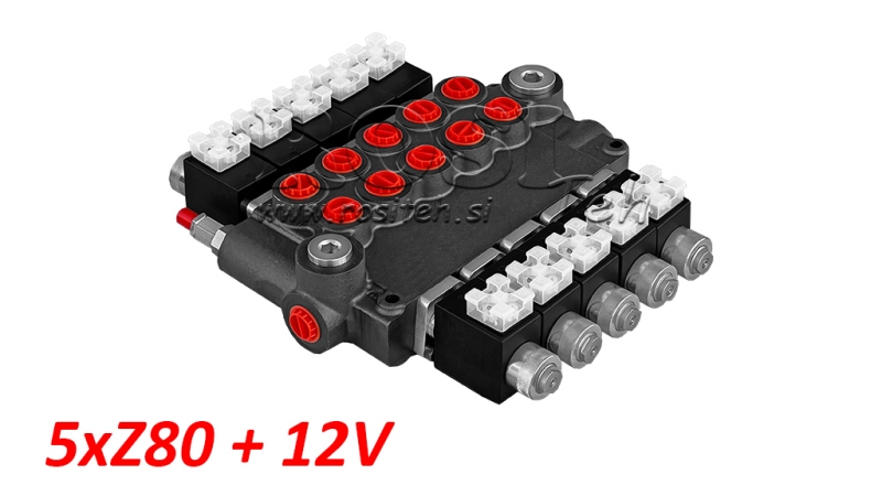 HIDRAULISKAIS VĀRSTS 5XZ80+12V DC