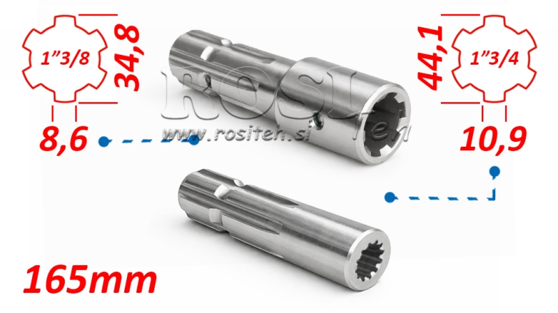 ADAPTADOR P.T.O. 1 3/8 a 1 3/4