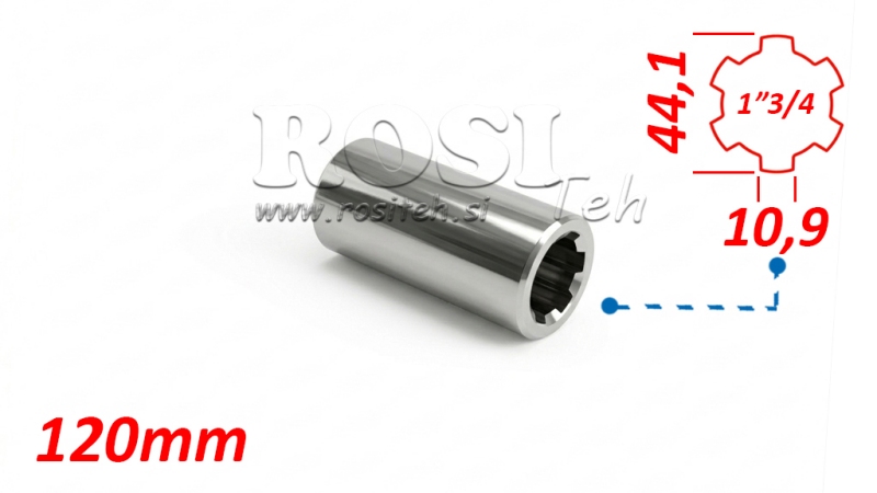 P.T.O. ADAPTER BUSK 1 3/4 L=120