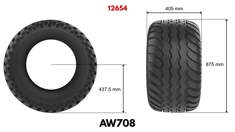 400/60-15,5 PNEVMATIKA AW708 14pl