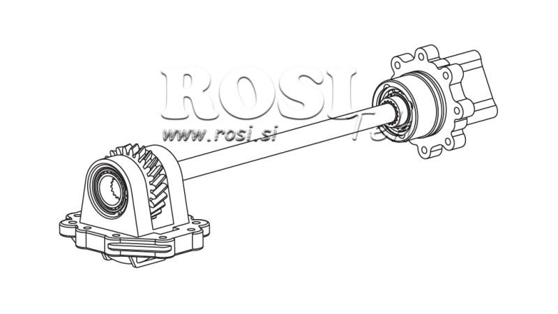 UTGÅNG FÖR HYDRAULIKPUMP - SCANIA GRS 905