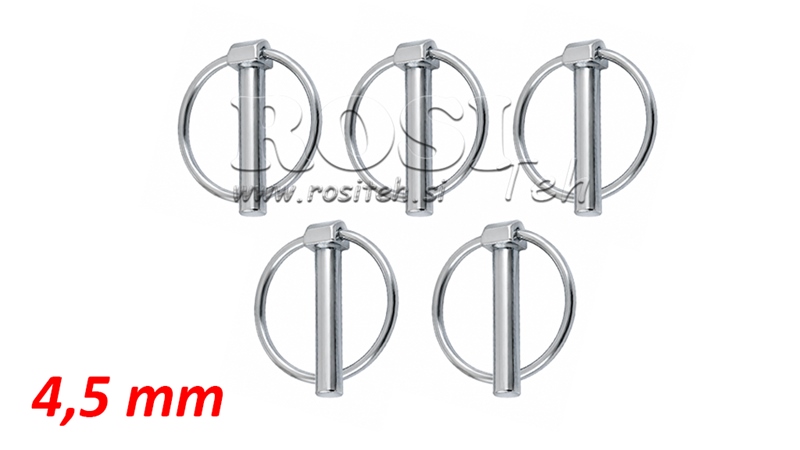 ŠĶELTTAPU KOMPLEKTS AR GREDZENU Φ 4.5 MM (5GB)