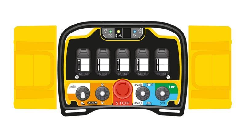 CONTROLE REMOTO POR RÁDIO - PROPORCIONAL - ZEUS2 M5 10017 Padrão