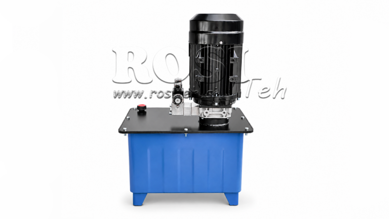 MINI AGGREGATO CILINDRICO 380V AC (4 kW) - 8 cc - 12 lit/min - cisterna 40 lit