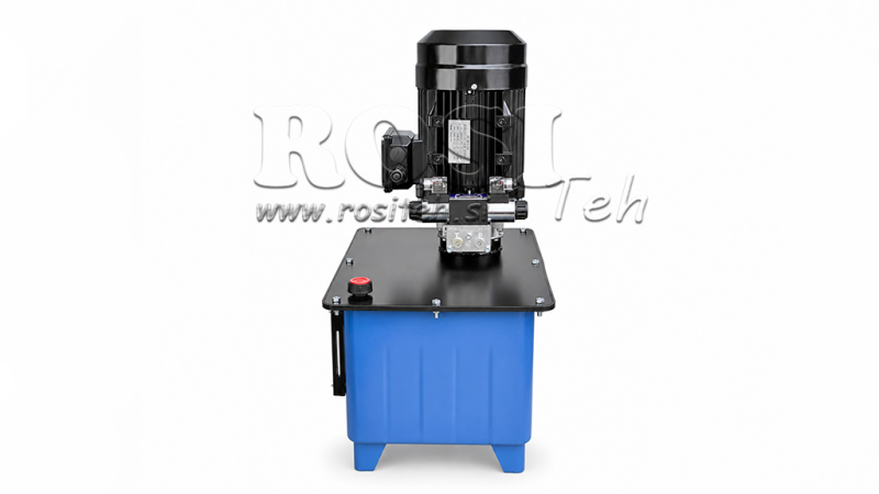 MINI AGGREGATO CILINDRICO 380V AC (4 kW) - 8 cc - 12 lit/min - cisterna 40 lit