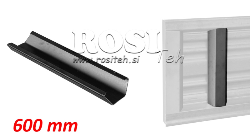 RAIL LATERAL PARA PAINÉIS LATERAIS DE REBOQUE - 600 MM