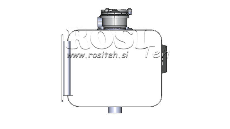 METALLTANK ÜLAOSA 60 LIT 310X380X560MM