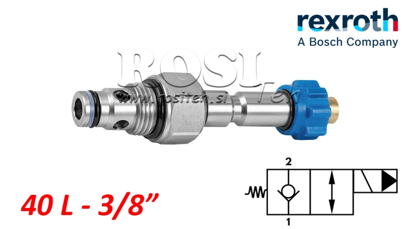 HID. ZAPRT ELEKTROMAGNETNI KRMILNIK ZA 2 POTNI VENTIL REXROTH 3/8 40-LIT