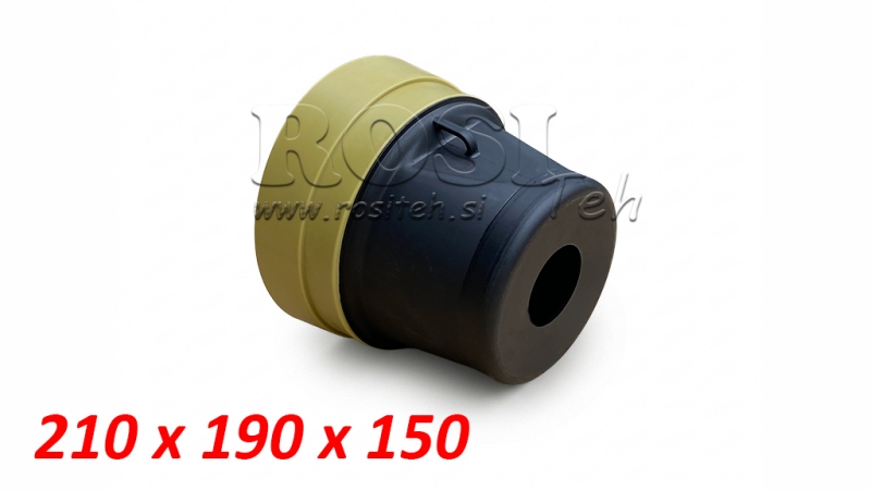 KARDAN BESCHERMKAP PVC 210x190x150