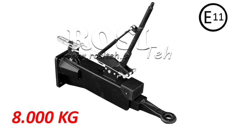 Zīmēšanas stienis - traktora piekabes piederums 8.000/1.800KG (E11 sertifikāts)