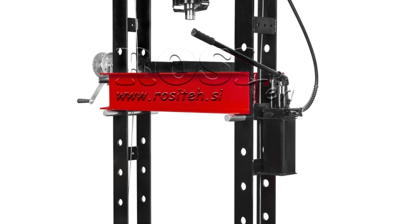 OFICINA PRENSA HIDRÁULICA PARA ROLAMENTOS 50T - de duas velocidades