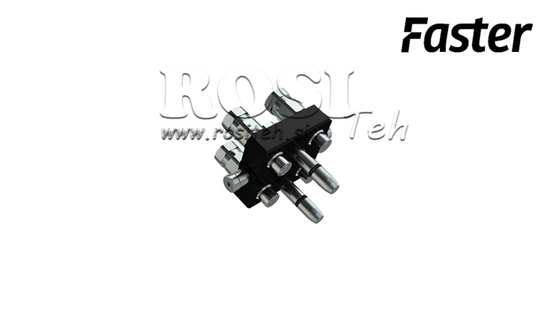 MULTI-FASTER SAVIENOJUMS 3-CEĻU BSP 1/4 MOBILĀ DAĻA (VIENA SVIRA)