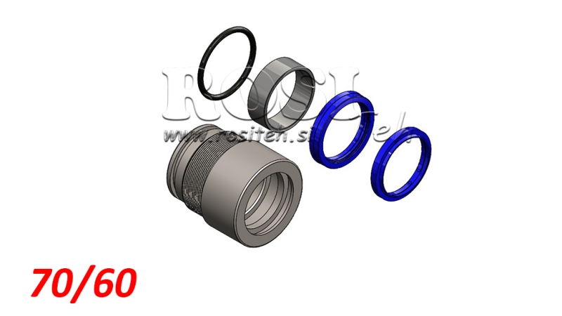 HIDRAULISKĀ CILINDRA BLĪVJU KOMPLEKTS MONO 70/60