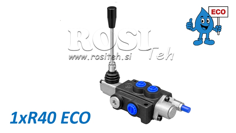 HIDRAULISKAIS ROKAS VĀRSTS – 1 SEKCIJAS SADALĪTĀJS 1xR40 ECO