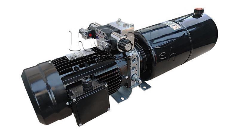 AGREGADO HIDRÁULICO MINI 380V AC (2.2 kW) 120 bar - 8.0 cc - 11.2 lit/min - tanque 12 lit