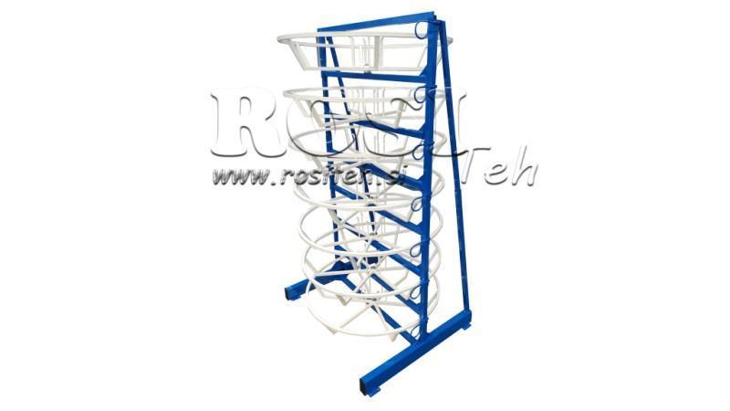 SUPORTE PARA DESENROLAR MANGUEIRAS HIDRÁULICAS