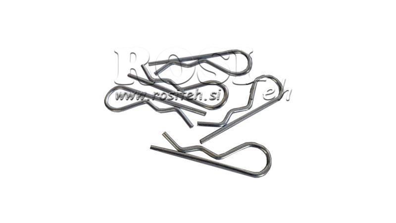 CONJUNTO COMPLETO DE CLIPS DE SEGURANÇA fi 4.0 mm (5 pcs)