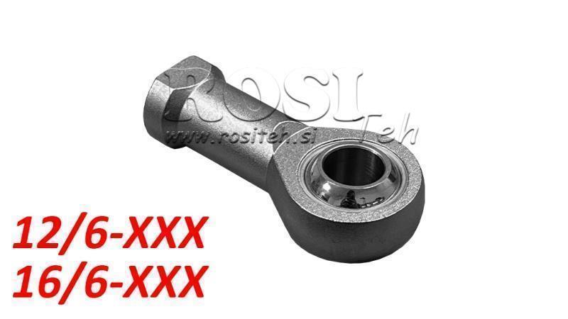 DI MONTERING FÖR PNEUMATISK CYLINDER PCAI 12/6-16/6 (M6x1)