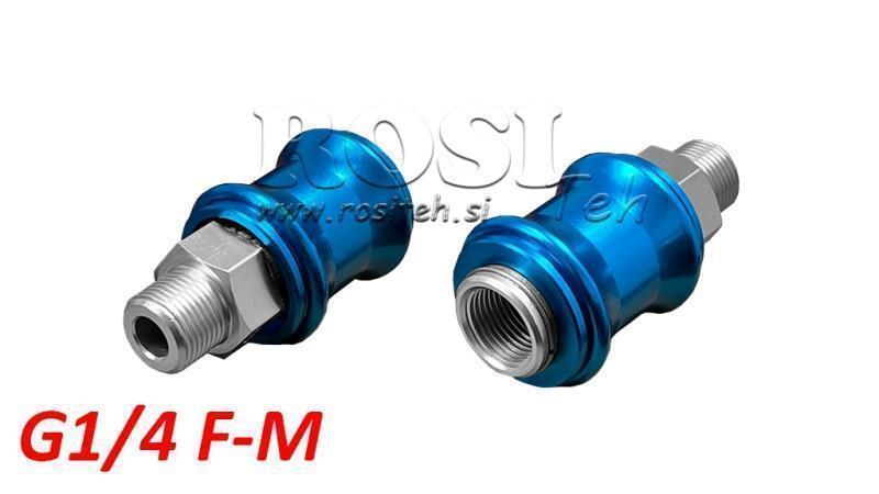 PNEVMATSKI ROČNI DRSNI VENTIL 3/2 PRRS G1/4 F-M