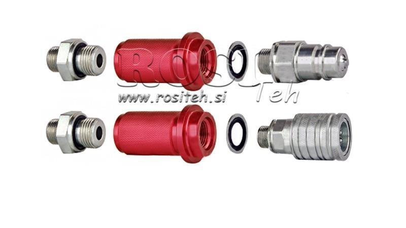 RUKOVÄŤ PRE RÝCHLOPLOCHÉ SPOJENIE OZNAČENIE M22-1/2 ČERVENÁ