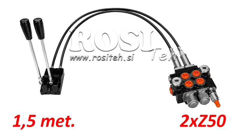 KIT 2xZ50 + JOYSTICK 1 POZĪCIJA L1500